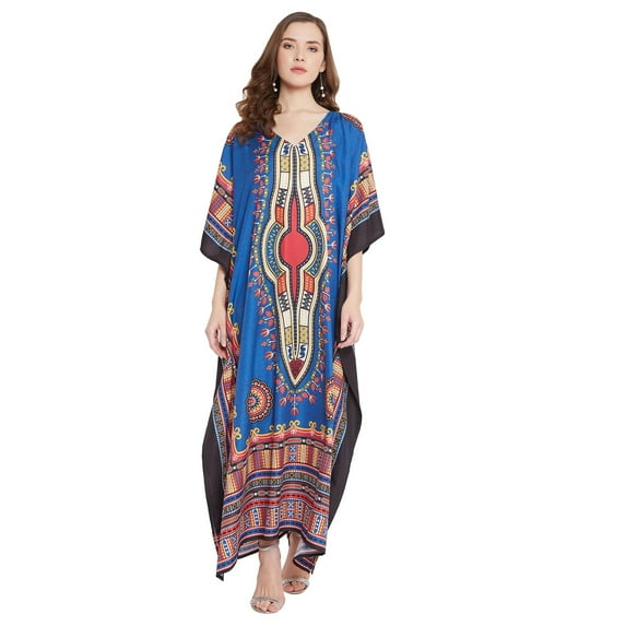 Oussum Women Plus Size Kaftan Maxi Dress Kimono Sleeve Caftan Party wear Casual Dresses Online