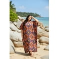 thumbnail image 1 of Oussum Women Plus Size Kaftans Dresses Long Casual Maxi Caftan Dress for Ladies, 1 of 7