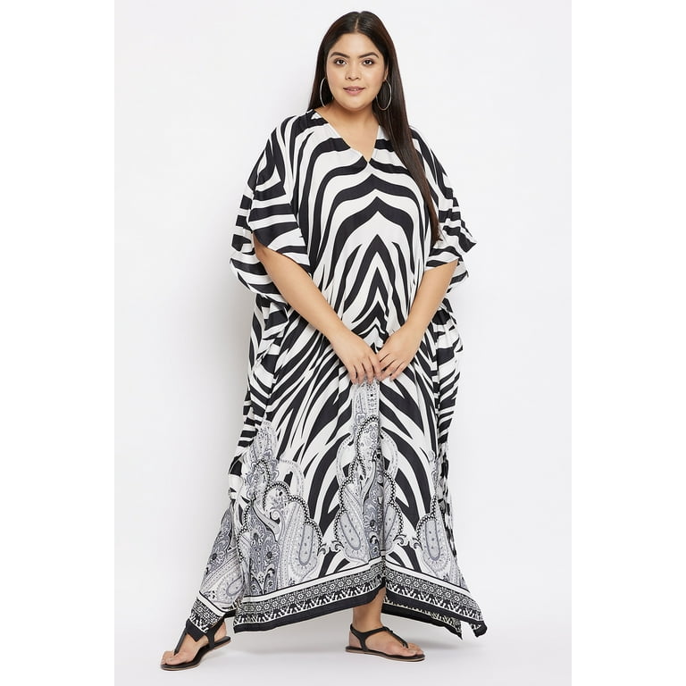 Oussum Women Plus Size Kaftans Dresses Long Casual Maxi Caftan Dress for Ladies Walmart
