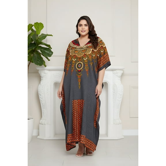 Oussum Women Plus Size Kaftans Dresses Long Maxi Caftan For Ladies Girls Online