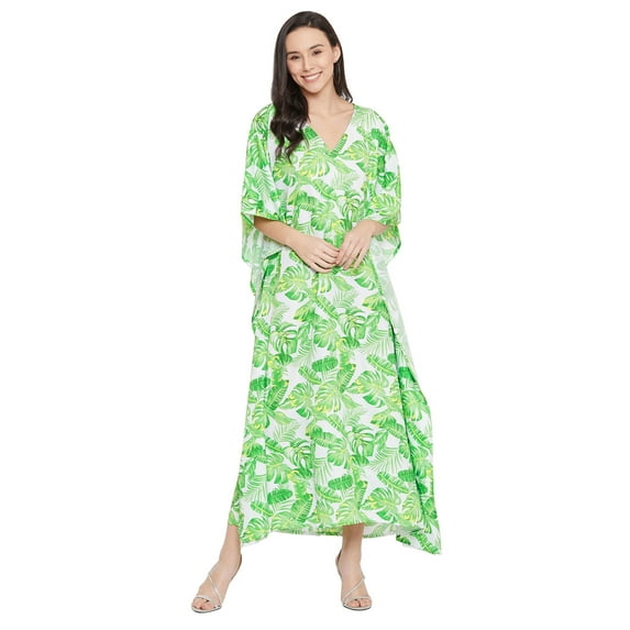 Oussum Women Plus Size Kaftans Dresses Long Maxi Dress Bohemian Caftans Loose Kimono Online