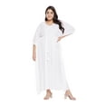thumbnail image 1 of Oussum Women Plus Size Kaftans Dresses with Adjustable Drawstring Ladies Caftans, 1 of 7