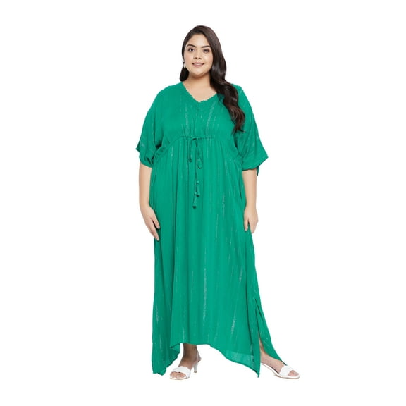 Oussum Women Plus Size Kaftans Dresses with Adjustable Drawstring Ladies Caftans