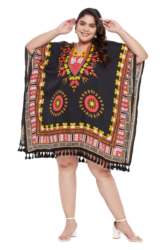 Women Plus Size Tunics Short Kaftan Dress For Girl & Ladies Online