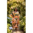thumbnail image 1 of Oussum Women'S Plus Size Caftan Dress Long Maxi Kaftan Loungewear, Size Fit 1X-3X, 1 of 8
