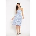 thumbnail image 1 of Oussum Women Short Tube Dress Sleeveless Summer Dresses, Blue & White, 1 of 7