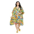 thumbnail image 1 of Oussum Women's Plus Size Kaftan Short Tunic ¾ Sleeve Kimono Caftan Dresses Online, 1 of 8