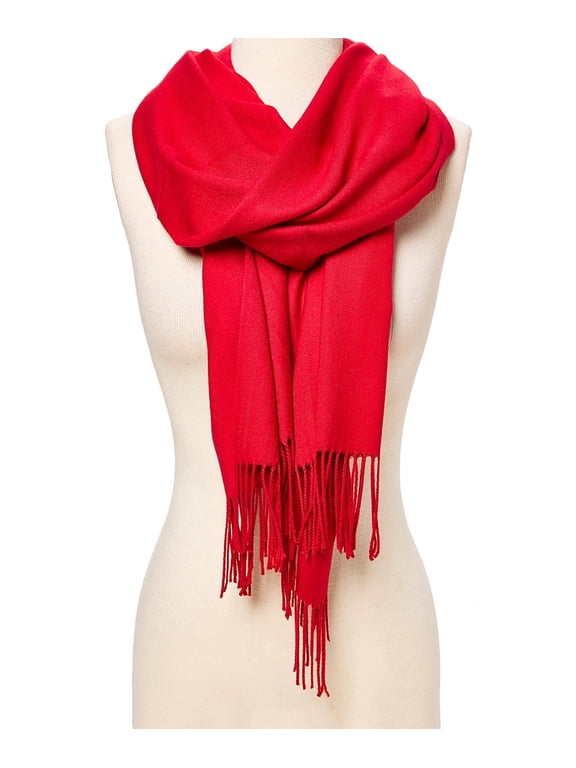 Women's Super Soft Solid Pashmina Scarf, Wrap, Multiple Colors