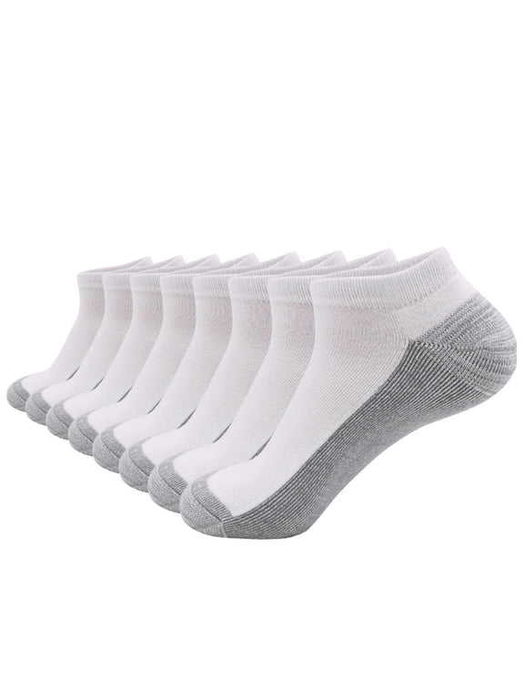 Men's Athletic Ankle Socks Thickened Sports Stocking Running Training Combat Sock Warm Breathable Socks Clearance Saving,White,One Side