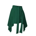 thumbnail image 1 of Ousvtion Saving Girls Women Ballet Skirt Dance Wrap Skirt with Strappy Asymmetrical Hem Ballet Dress Workout Yoga Dresses Clearance,Green,One Size, 1 of 2