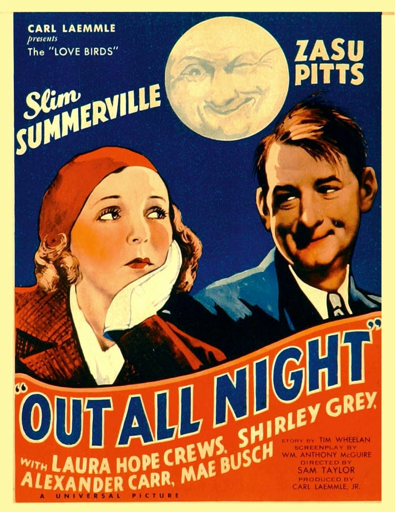 Out All Night Canvas Art - (24 x 36)