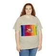 thumbnail image 1 of Out And proud Rainbow Unisex Heavy Cotton Tee, 1 of 12