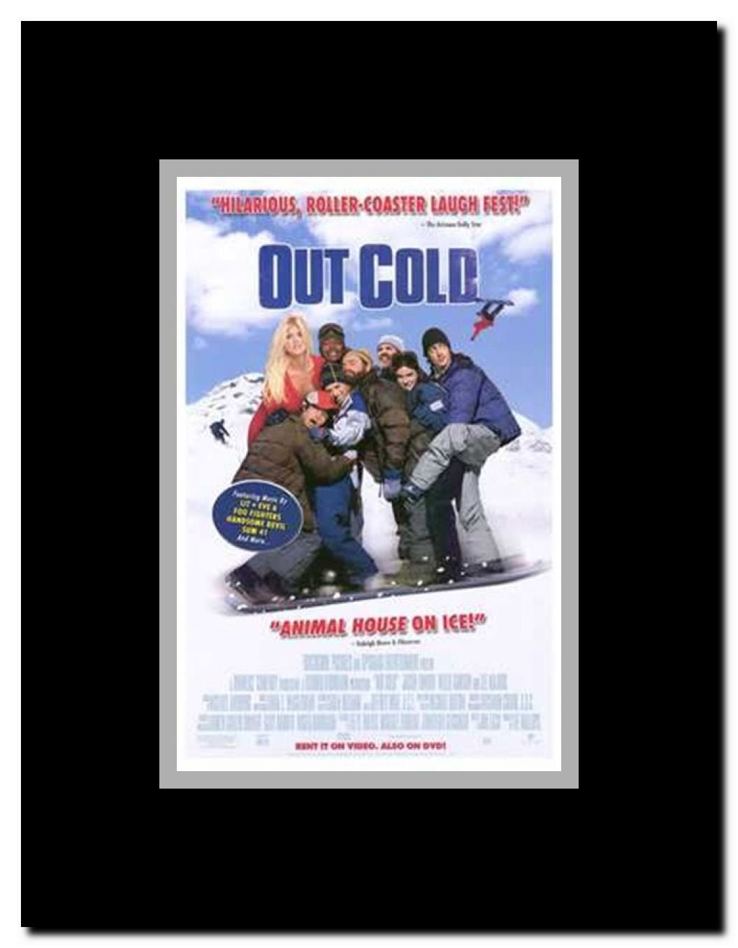 Out Cold Framed Movie Poster