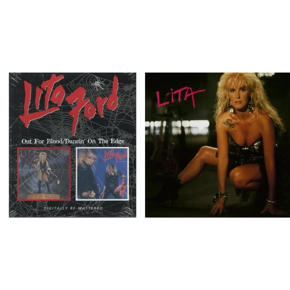 Out For Blood / Dancin On The Edge (Remastered) & Lita [CD Bundle]