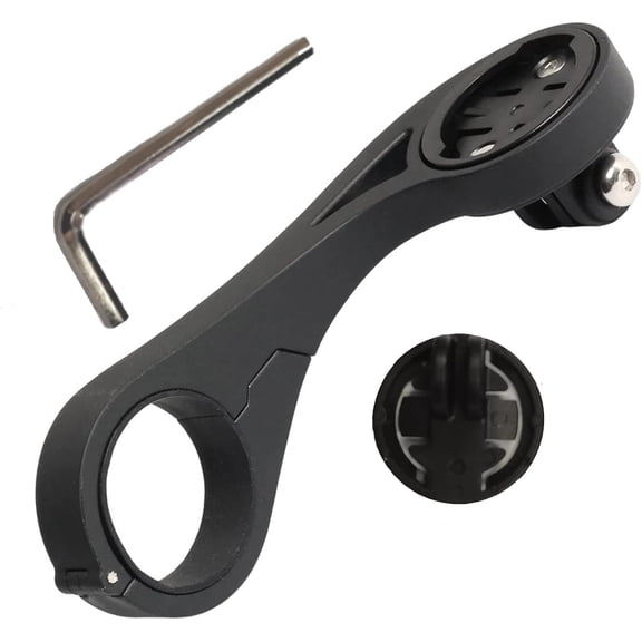 Out Front Mount Compatible for Garmin Edge Series Bike GPS Computer,XOSS G/G+,iGPSPORT GPS - Cycling Handlebar 31.8mm Diameter HeadLight Holder Action Camera Bracket