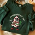 thumbnail image 1 of Out Here Lookin Like A Snack Embroidered Sweatshirt, Boojee Christmas Shirt, Christmas Tree Cake Shirt, Holiday Shirt, Christmas Sweatshirt, 1 of 4