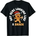 thumbnail image 1 of Out Here Looking Like A Snack Coffee Gingerbread Christmas T-Shirt Shirts, 1 of 4