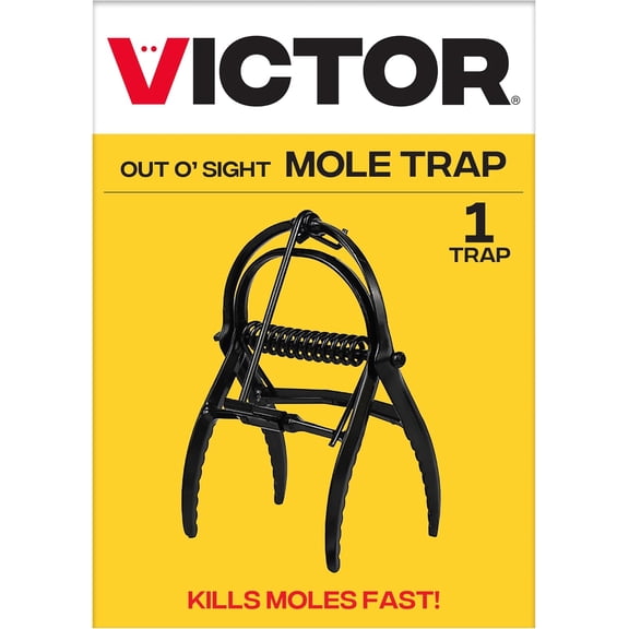 Out O'Sight Mole Trap - Mole Control Device for Lawns, Gardens, and Yards - 0631A - Durable Steel Trap for Outdoor Pest Removal