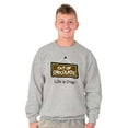 thumbnail image 1 of Out Of Chocolate Funny Ironic Novelty Unisex Plus Fleece Graphic Sweatshirt Brisco Brands 3X, 1 of 5