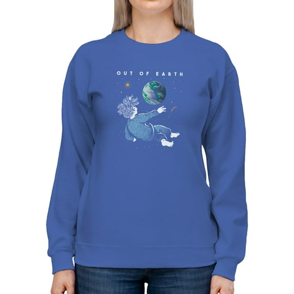 Out Of Earth Sweatshirt Women -Smartprints Designs, Female XX-Large