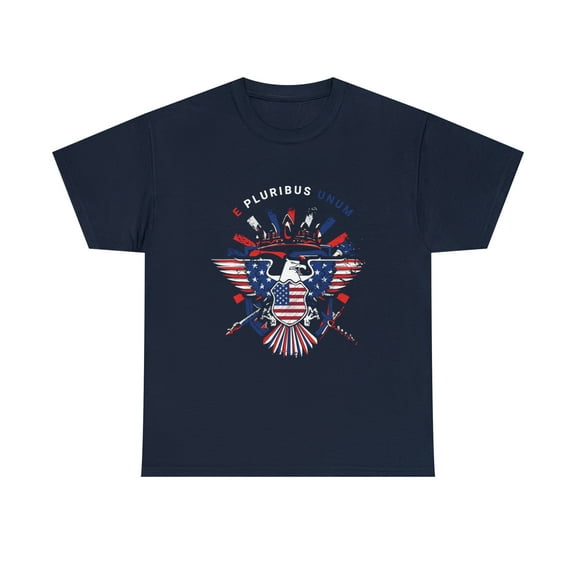 Out Of Many E Pluribus Unum Unisex Heavy Cotton Tee