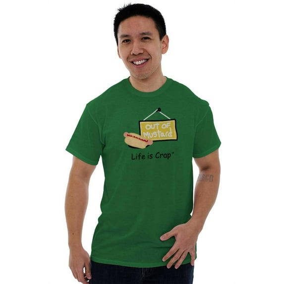 Out Of Mustard Hot Dog BBQ Grilling Men's Graphic T Shirt Tees Brisco Brands L