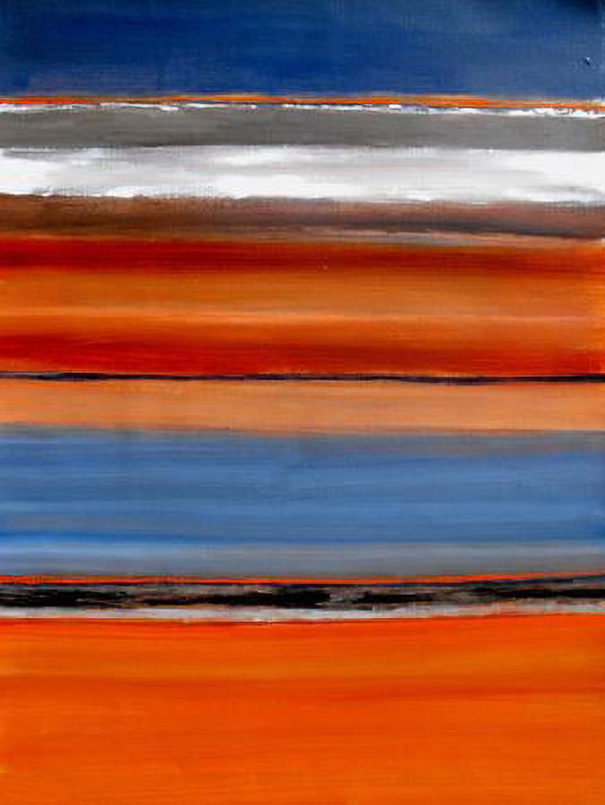 Out Of The Blue, Abstract Unframed Art Print Wall Art by Ruth Palmer ...