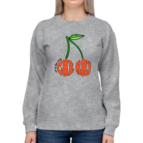 Out Of This World Cherry Sweatshirt Women -Image by Shutterstock, Female 4X-Large