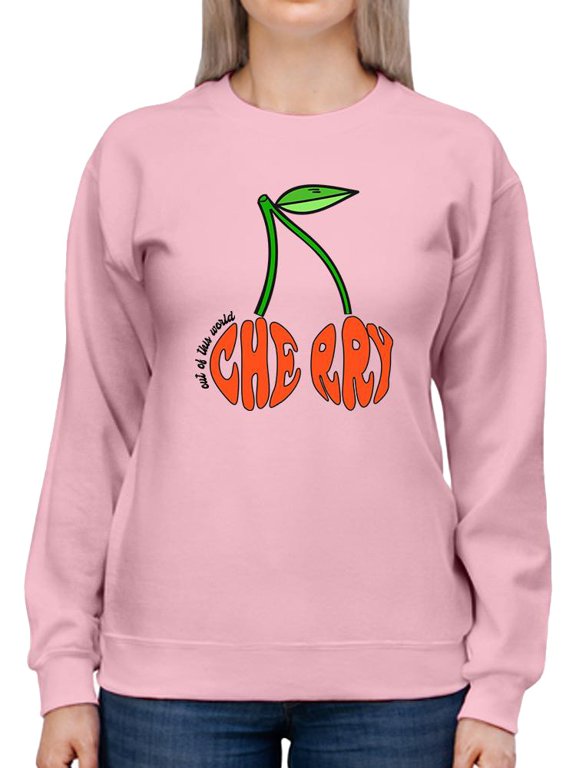 Out Of This World Cherry Sweatshirt Women -Image by Shutterstock, Female Medium