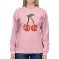 thumbnail image 1 of Out Of This World Cherry Sweatshirt Women -Image by Shutterstock, Female x-Large, 1 of 4