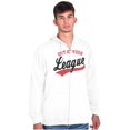 thumbnail image 1 of Out Of Your League Funny Dating Zip Up Hoodie Men's Women's Brisco Brands S, 1 of 6