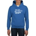 thumbnail image 1 of Out Of Your League Hoodie Juniors -Smartprints Designs,  Large, 1 of 4