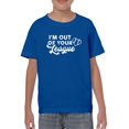 thumbnail image 1 of Out Of Your League T-Shirt Juniors -Smartprints Designs,  x-Large, 1 of 4