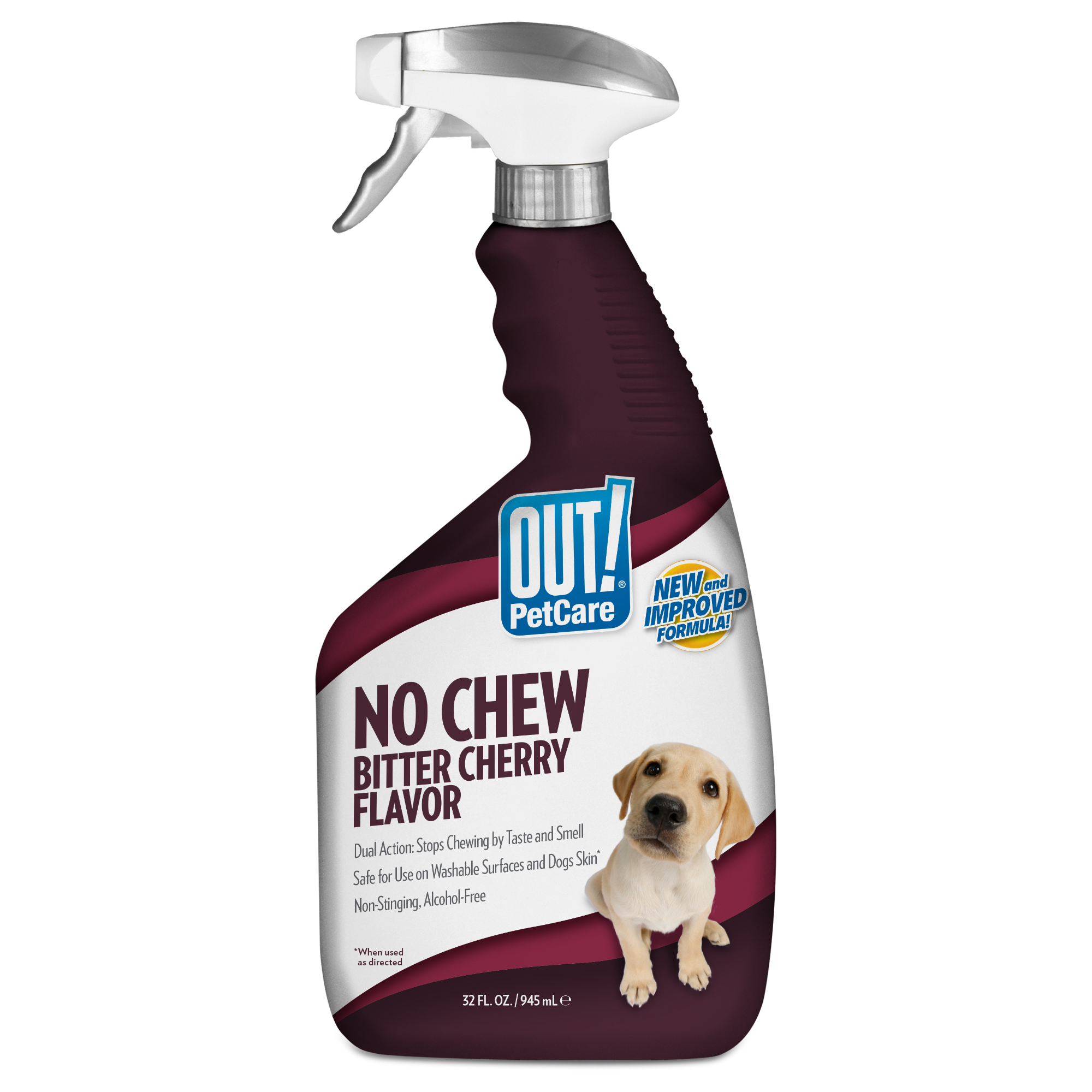 Out PetCare Bitter Cherry Dog Chew Deterrent Discourages Licking and Chewing 32 Ounces Walmart