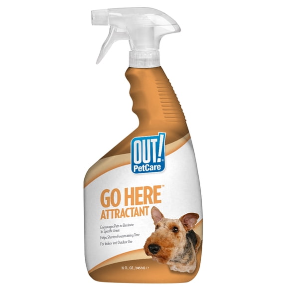 Out! Go Here Dog Potty Training Attractant Spray, 32 fl oz