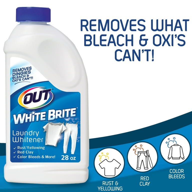 Out White Brite Laundry Whitener, 28 Ounces