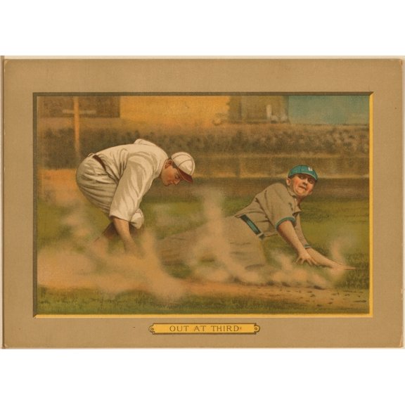 Out at Third Poster Print (24 x 36)