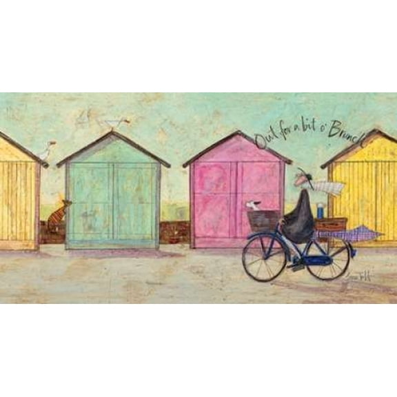 Out for a bit o Brunch Canvas Art - Sam Toft (24 x 36)