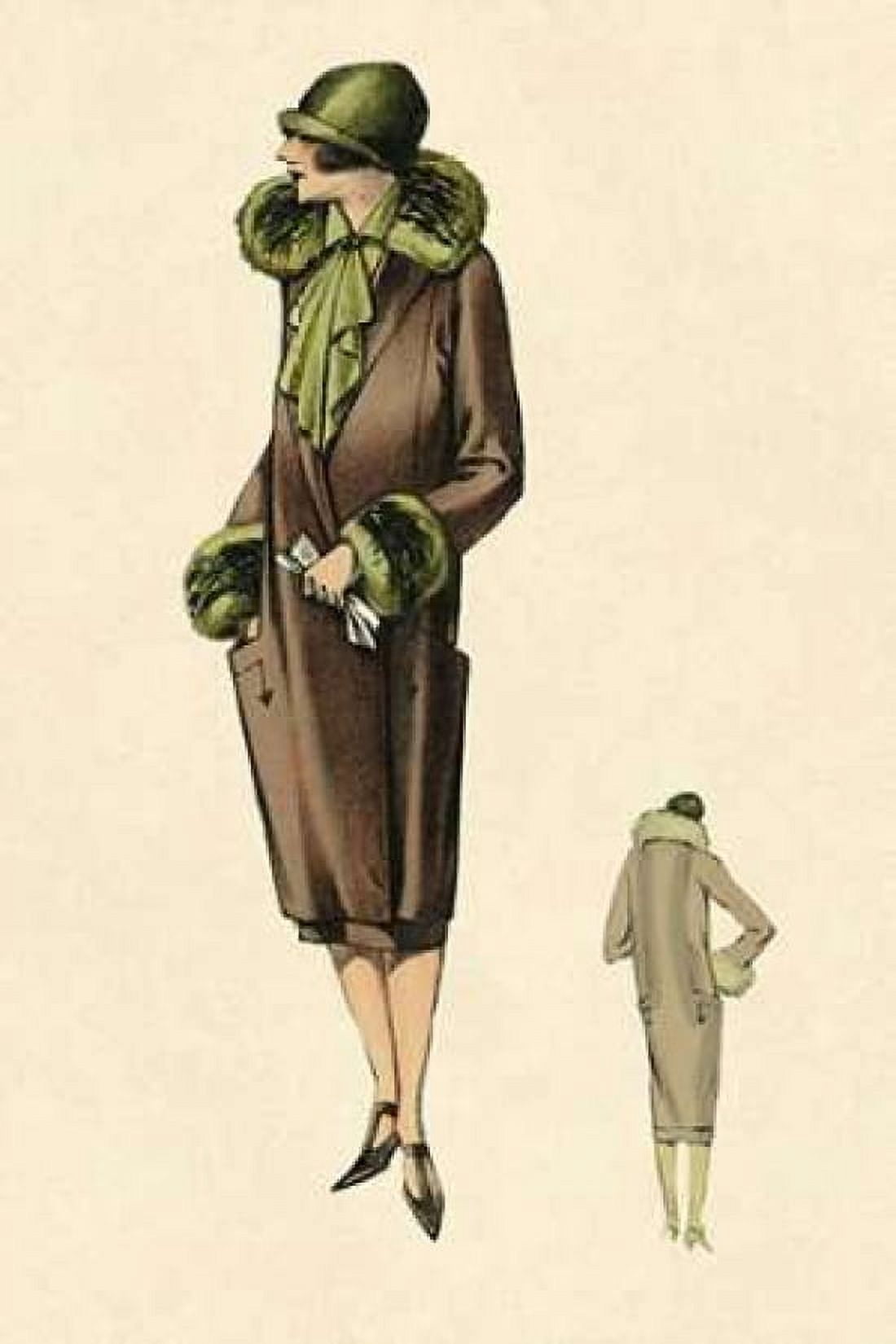 Out for the Evening Canvas Art - Vintage Fashion (12 x 18)