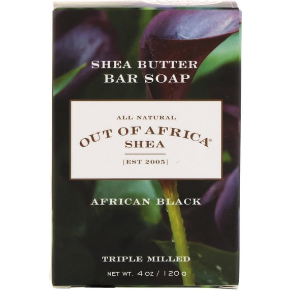 Out Of Africa Pure Shea Butter African Black Soap 4 oz
