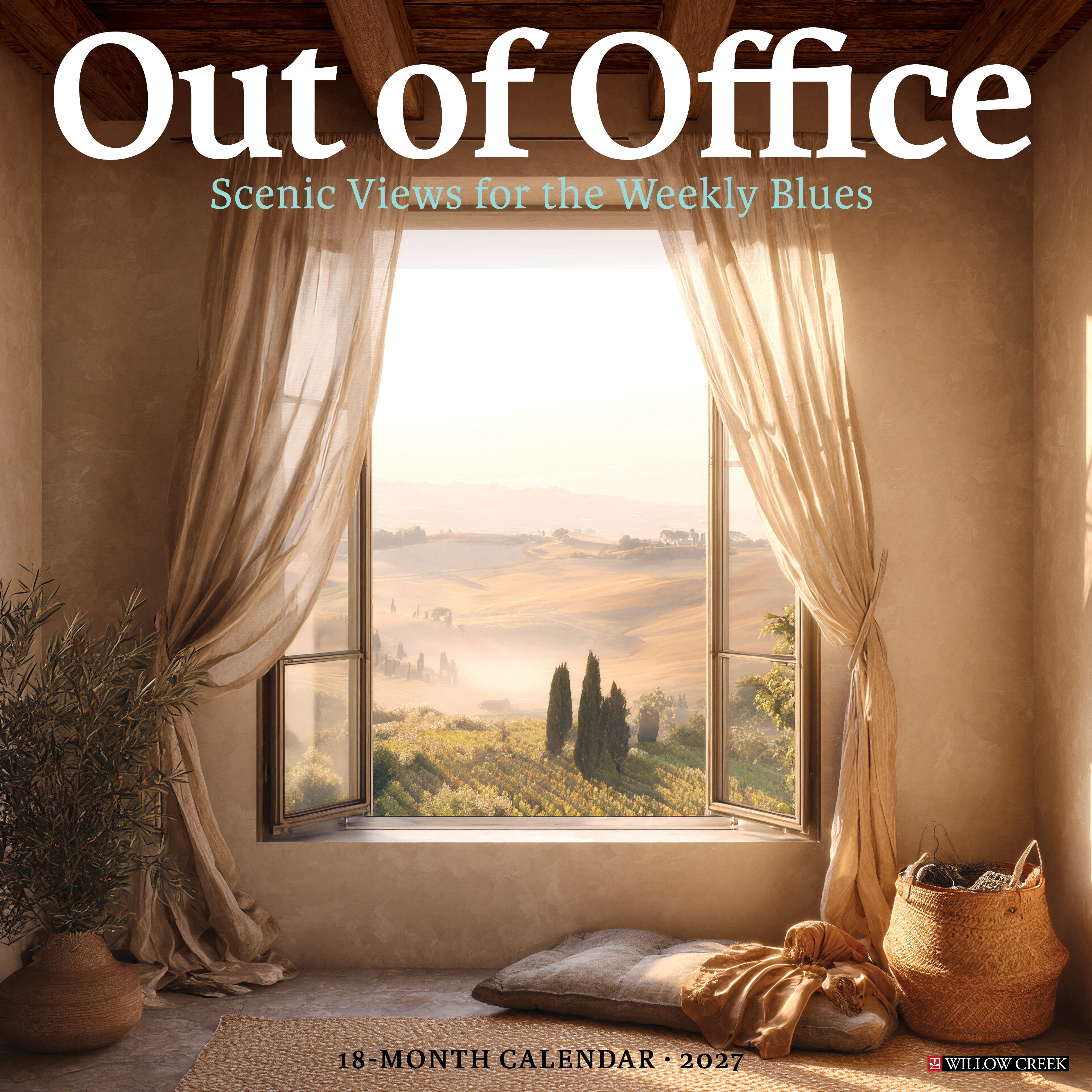 Willow Creek Press, Out of Office: Scenic Views for the Weekly Blues 2027 Wall Calendar