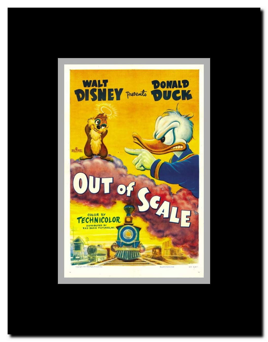 Out of Scale Framed Movie Poster
