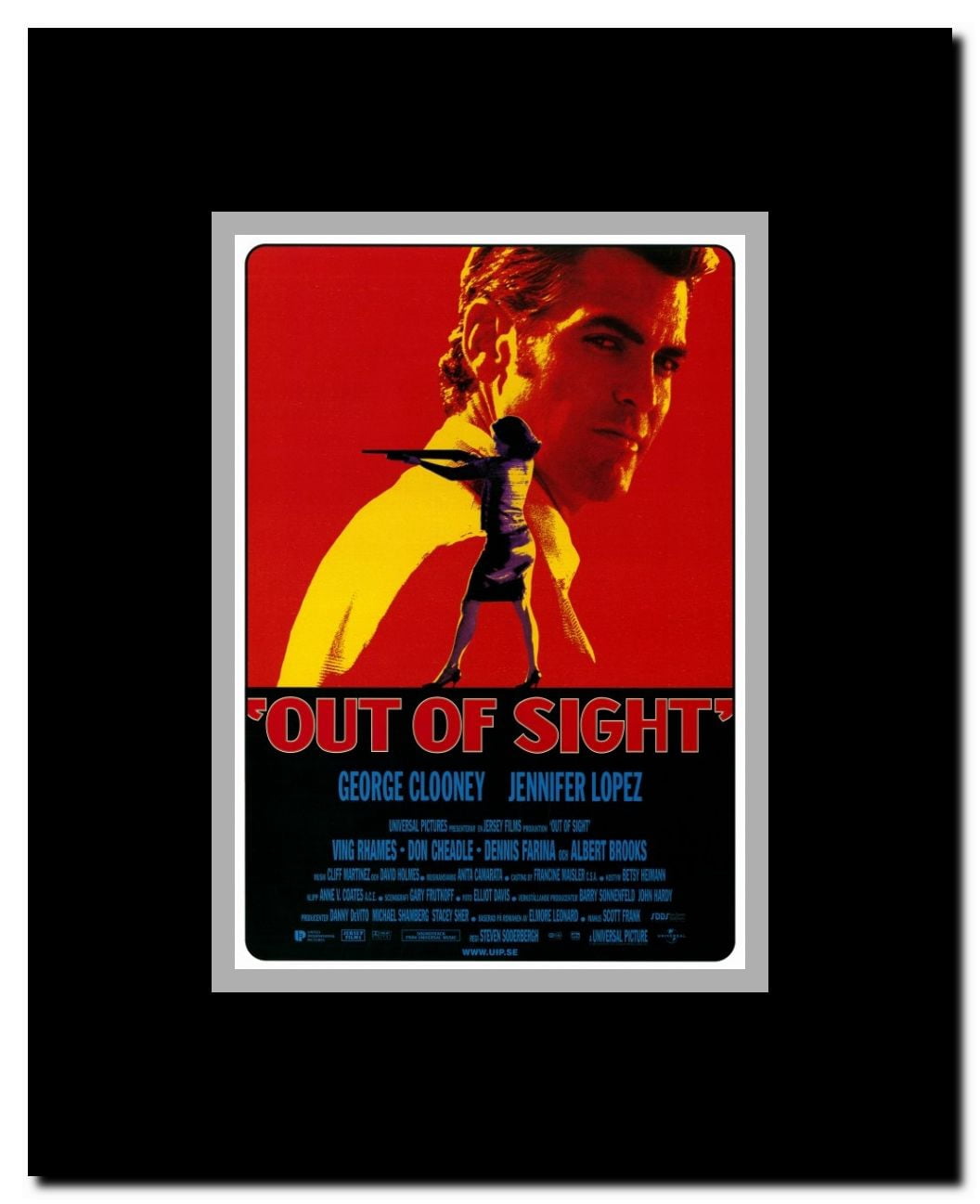 Out of Sight Framed Movie Poster