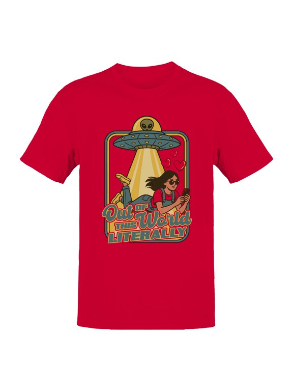 Out of This World Literally Alien Men's T-shirt