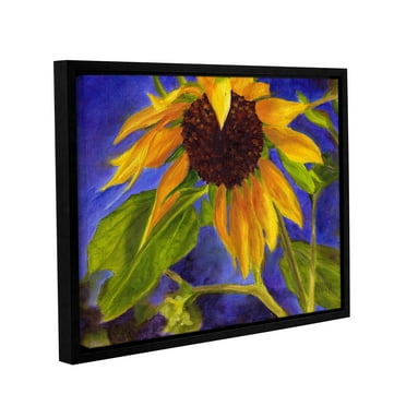 Out-of-the-Blue Gallery Wrapped Floater-framed Canvas by Marina Petro