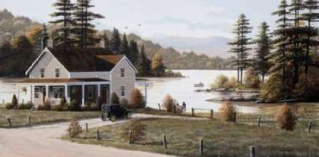 Out on the Lake Canvas Art - Bill Saunders (10 x 20)