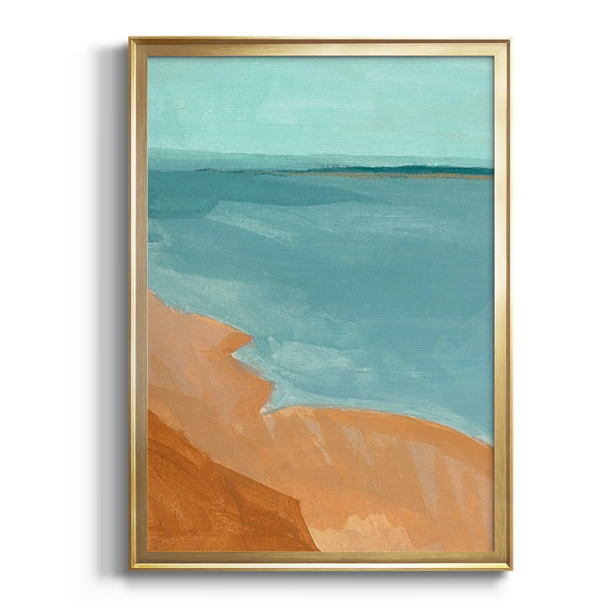Out on the Sandbar II Premium Framed Print, in Gold, Black, or Silver - Ready to Hang