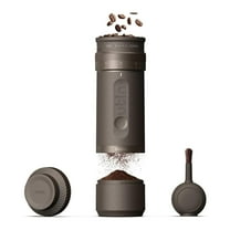 OutIn Fino Portable Electric Coffee Grinder with 28 Grind Sizes (Tundra Brown)
