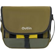 OutIn Flex Messenger Bag, Water-Repellent Nylon Crossbody for Travel, Fits Nano Mino Fino, Wet-Dry Separation Cypress Green