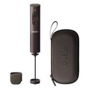 OutIn LattoGo Handheld Milk Frother, USB-C Rechargeable, Mesh Whisk, Barista Foam, with Travel Case, 5W Electric FrotherTundra Brown